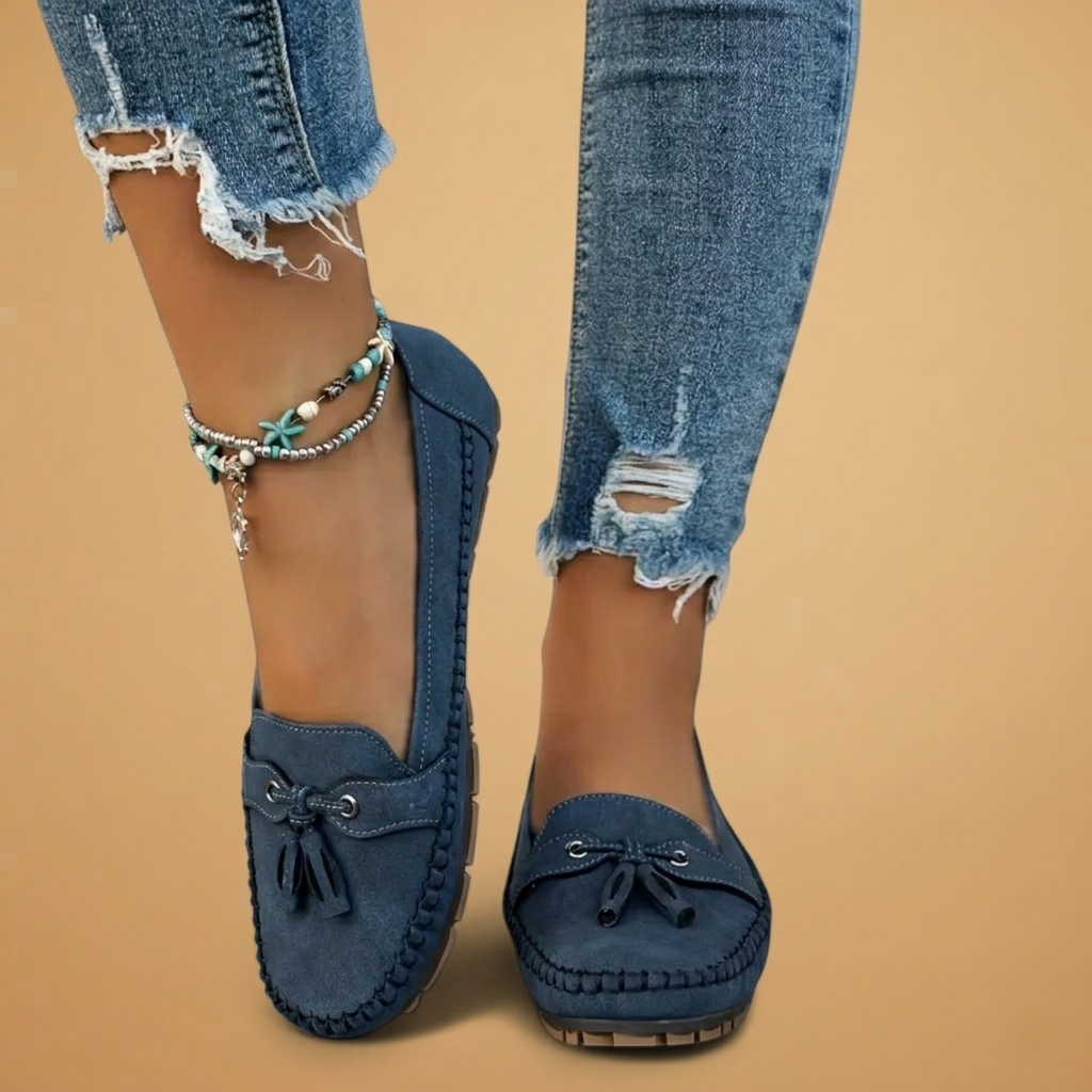 Mónica | Mocassins Mulher Borlas Ortopédicos