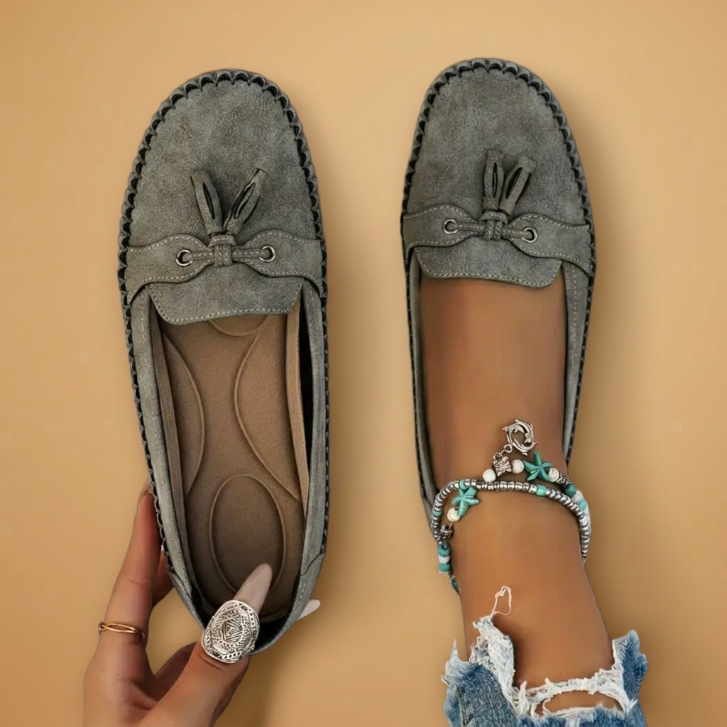 Mónica | Mocassins Mulher Borlas Ortopédicos