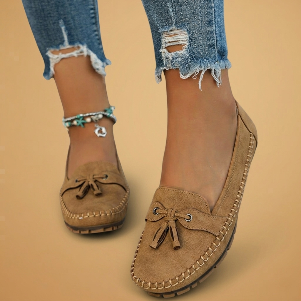 Mónica | Mocassins Mulher Borlas Ortopédicos