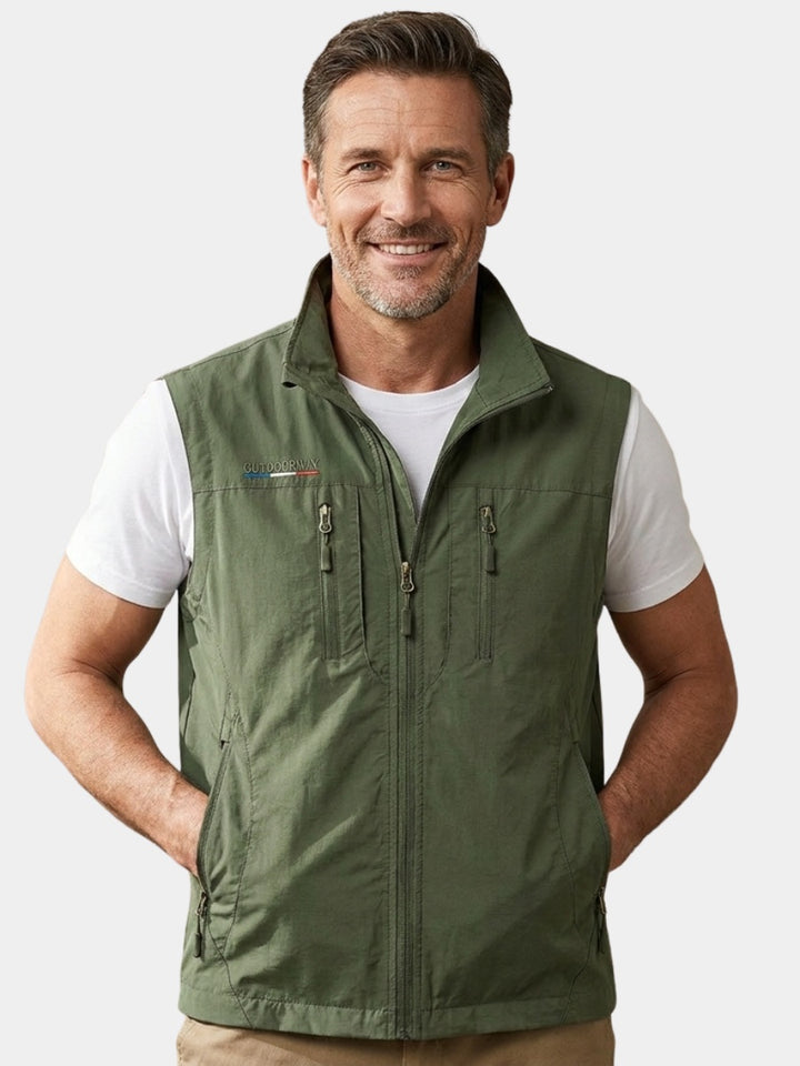 Nuno | Blusão Homem Utilitário Multi Bolsos Fecho Frontal