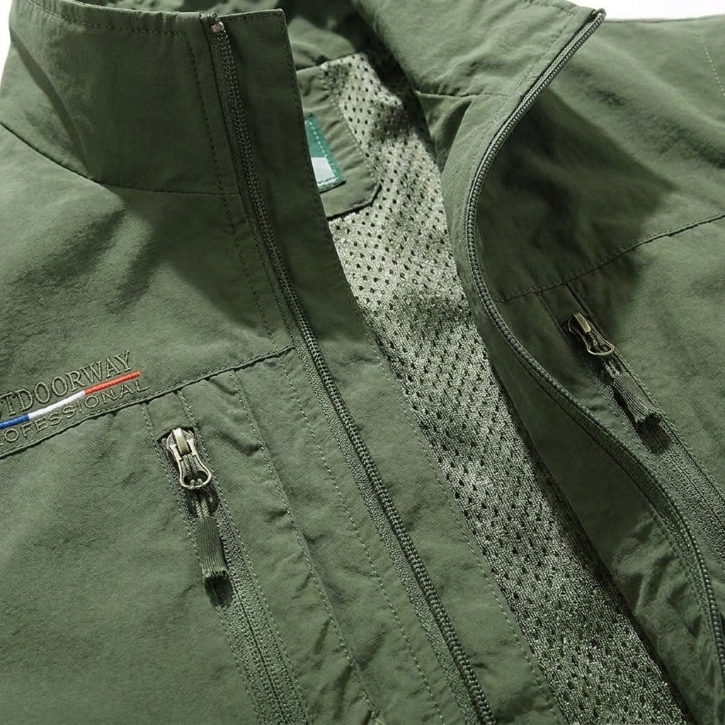 Nuno | Blusão Homem Utilitário Multi Bolsos Fecho Frontal