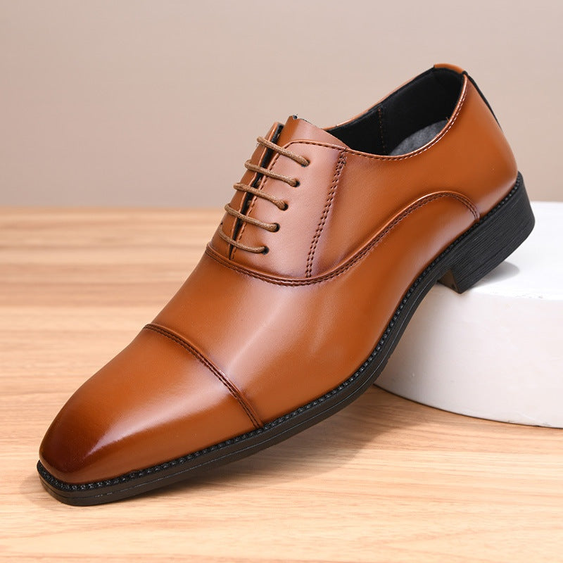 Nuno | Oxford de Couro Homem Atacadores Cap Toe