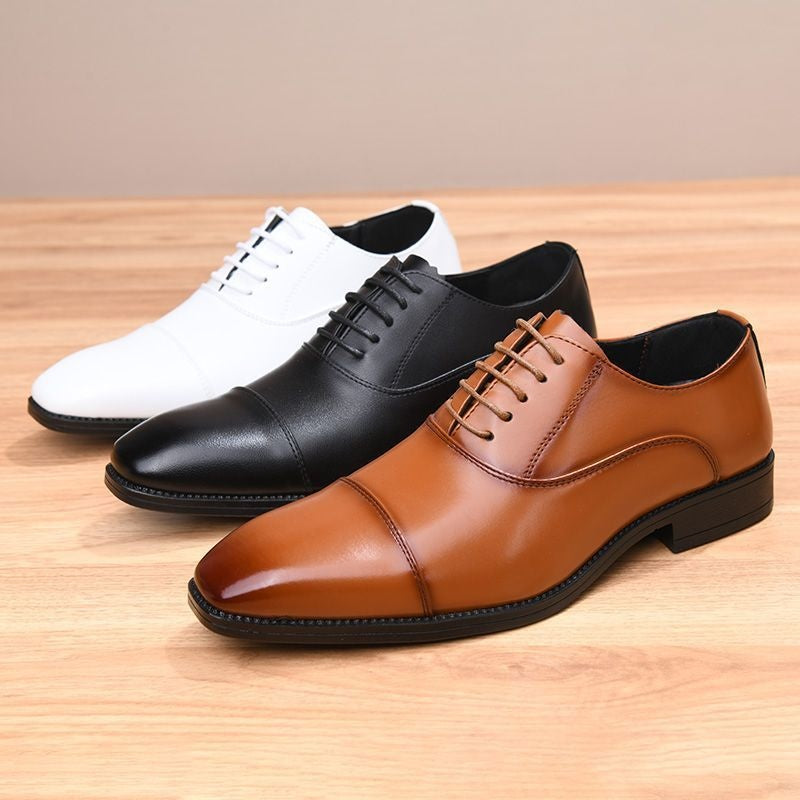 Nuno | Oxford de Couro Homem Atacadores Cap Toe