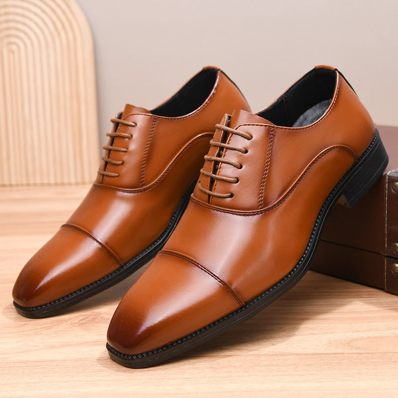 Nuno | Oxford de Couro Homem Atacadores Cap Toe