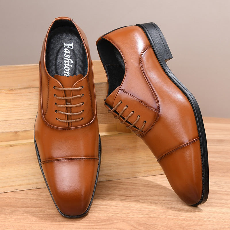 Nuno | Oxford de Couro Homem Atacadores Cap Toe