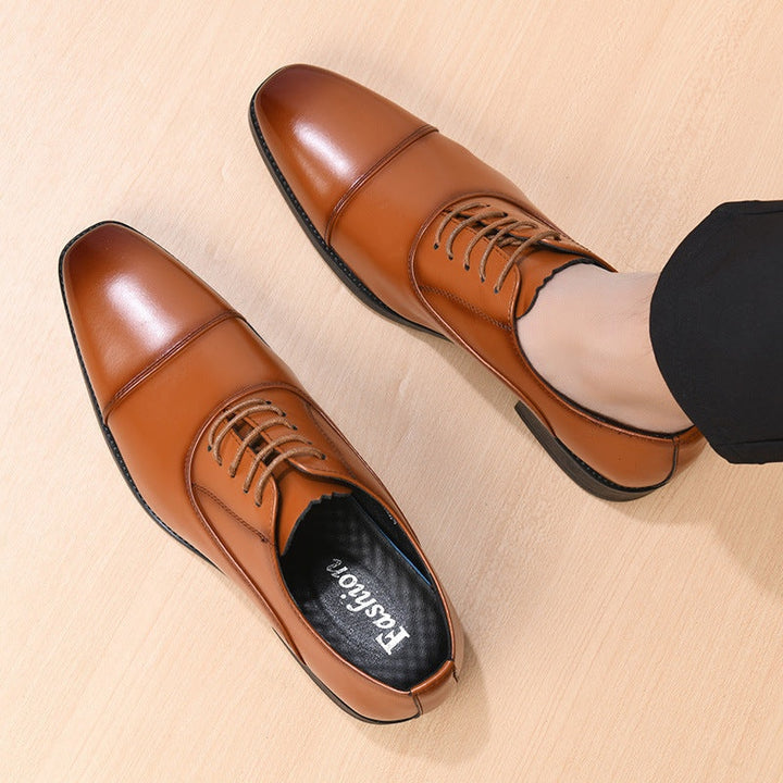Nuno | Oxford de Couro Homem Atacadores Cap Toe