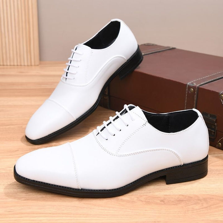 Nuno | Oxford de Couro Homem Atacadores Cap Toe