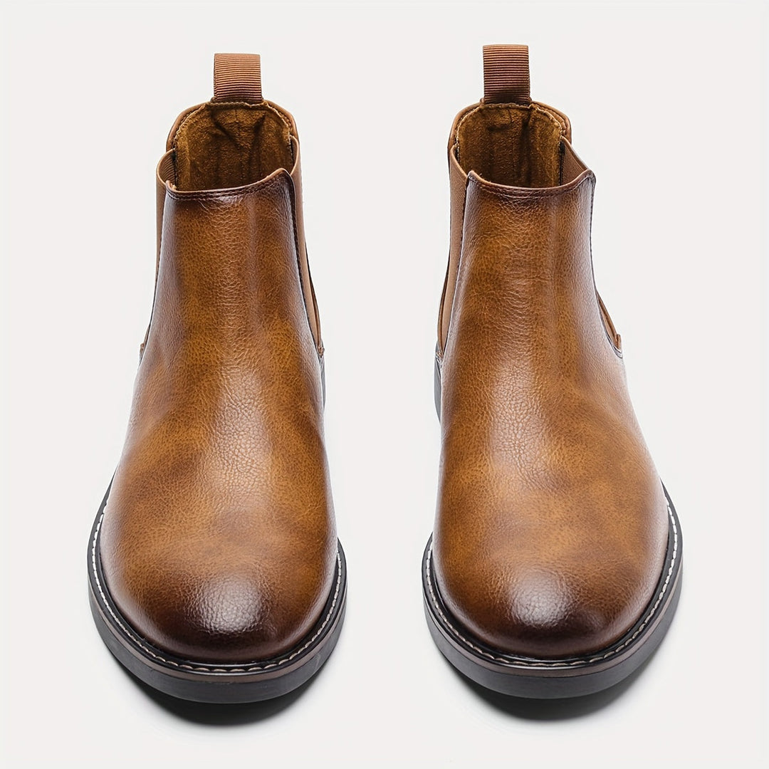 Patrícia | Chelsea Boots Homem Slip-On Pele Sintética