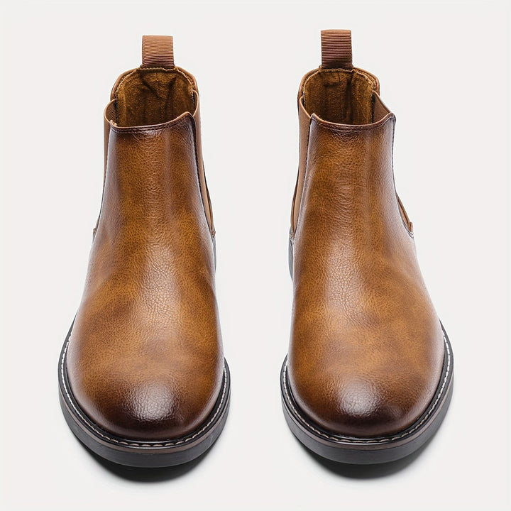 Patrícia | Chelsea Boots Homem Slip-On Pele Sintética