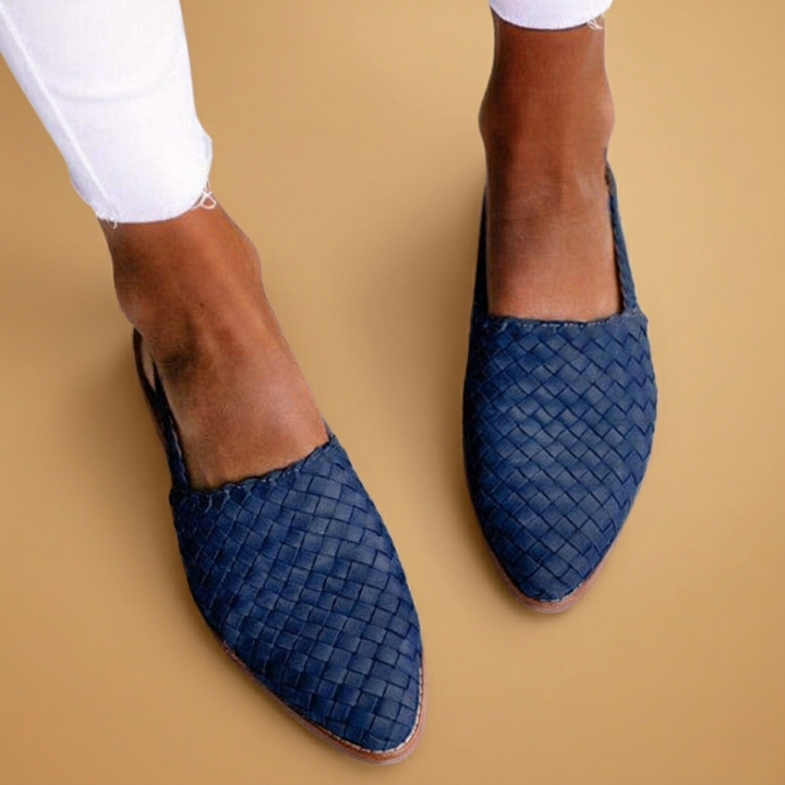 Paula | Sapatilhas Destalonadas Trançadas Mulher Slingback