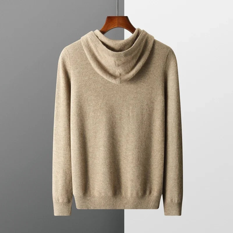 Paulo | Hoodie de Lã Merino Homem com Capuz
