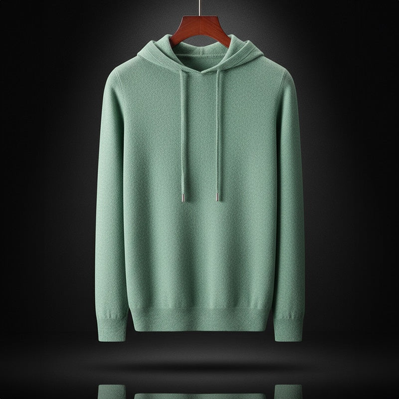 Paulo | Hoodie de Lã Merino Homem com Capuz