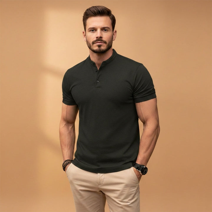 Martim | Polo Gola Botonada Homem Manga Curta