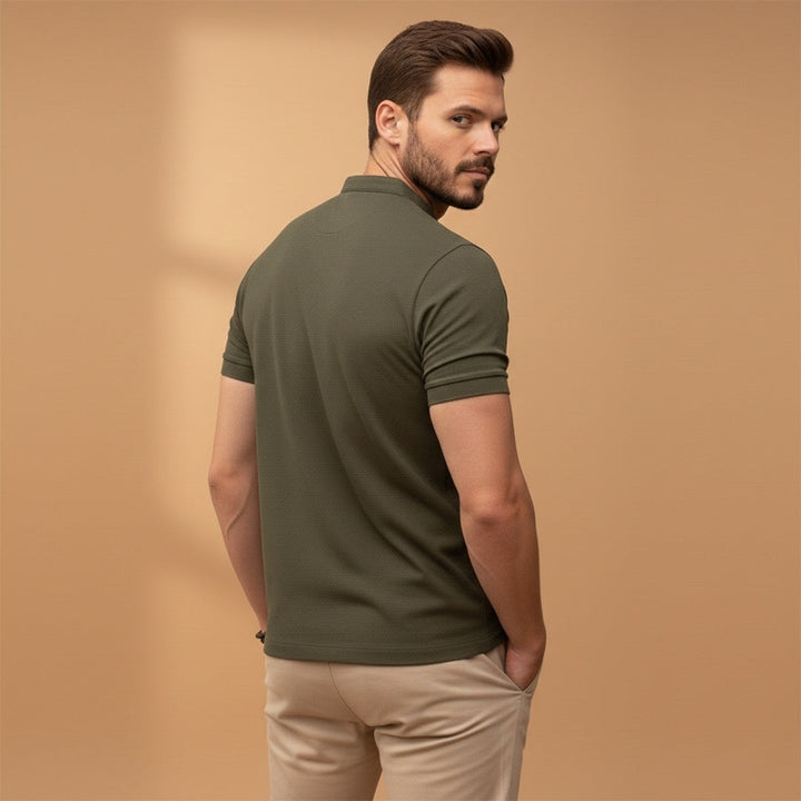 Martim | Polo Gola Botonada Homem Manga Curta