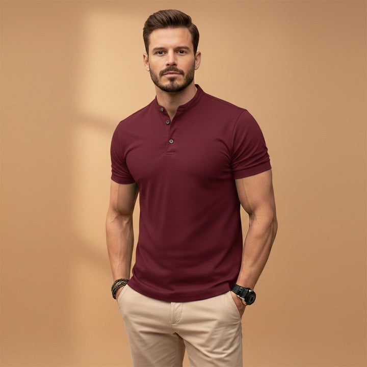 Martim | Polo Gola Botonada Homem Manga Curta