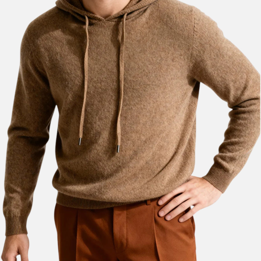 Rafael | Camisola de Malha com Capuz Homem Manga Comprida