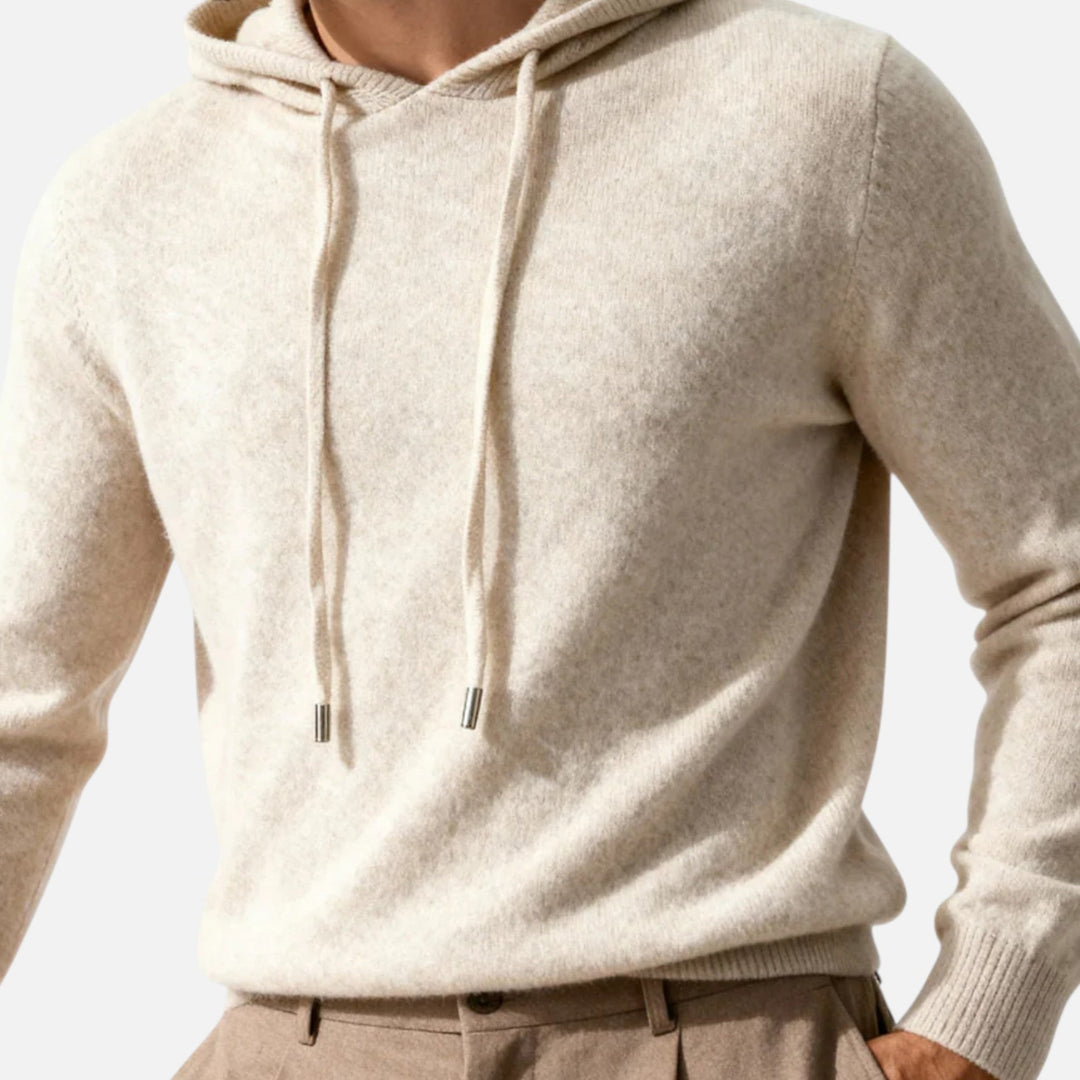 Rafael | Camisola de Malha com Capuz Homem Manga Comprida