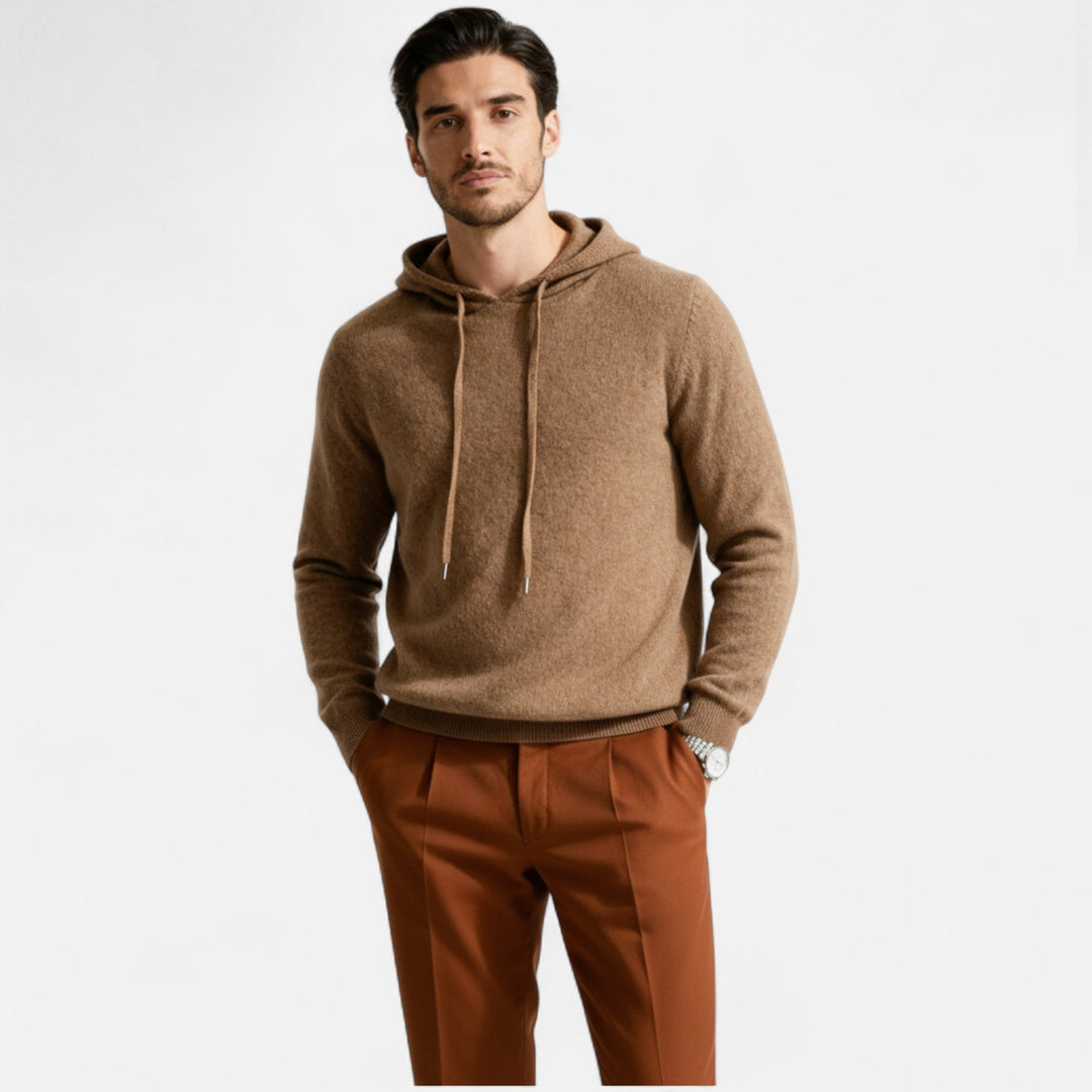 Rafael | Camisola de Malha com Capuz Homem Manga Comprida