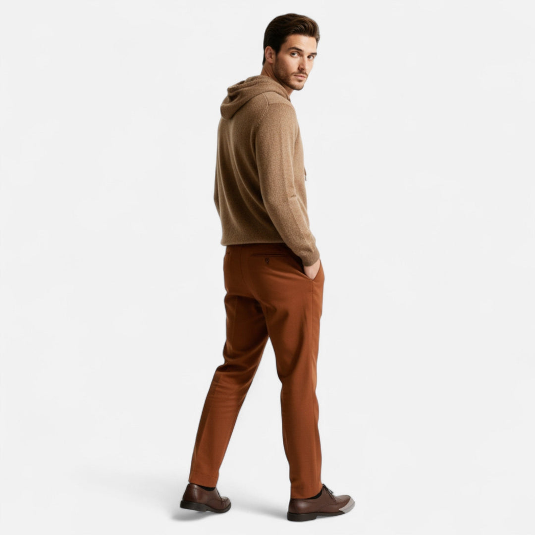 Rafael | Camisola de Malha com Capuz Homem Manga Comprida
