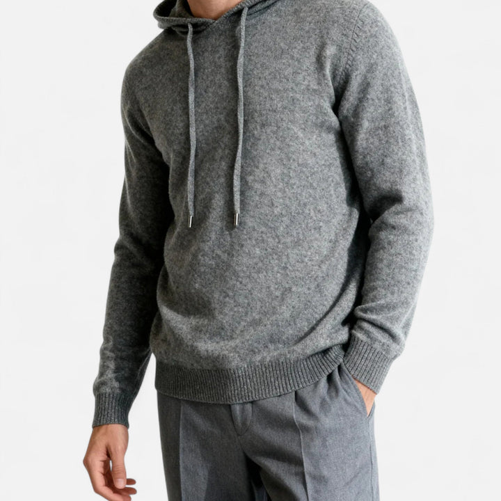 Rafael | Camisola de Malha com Capuz Homem Manga Comprida