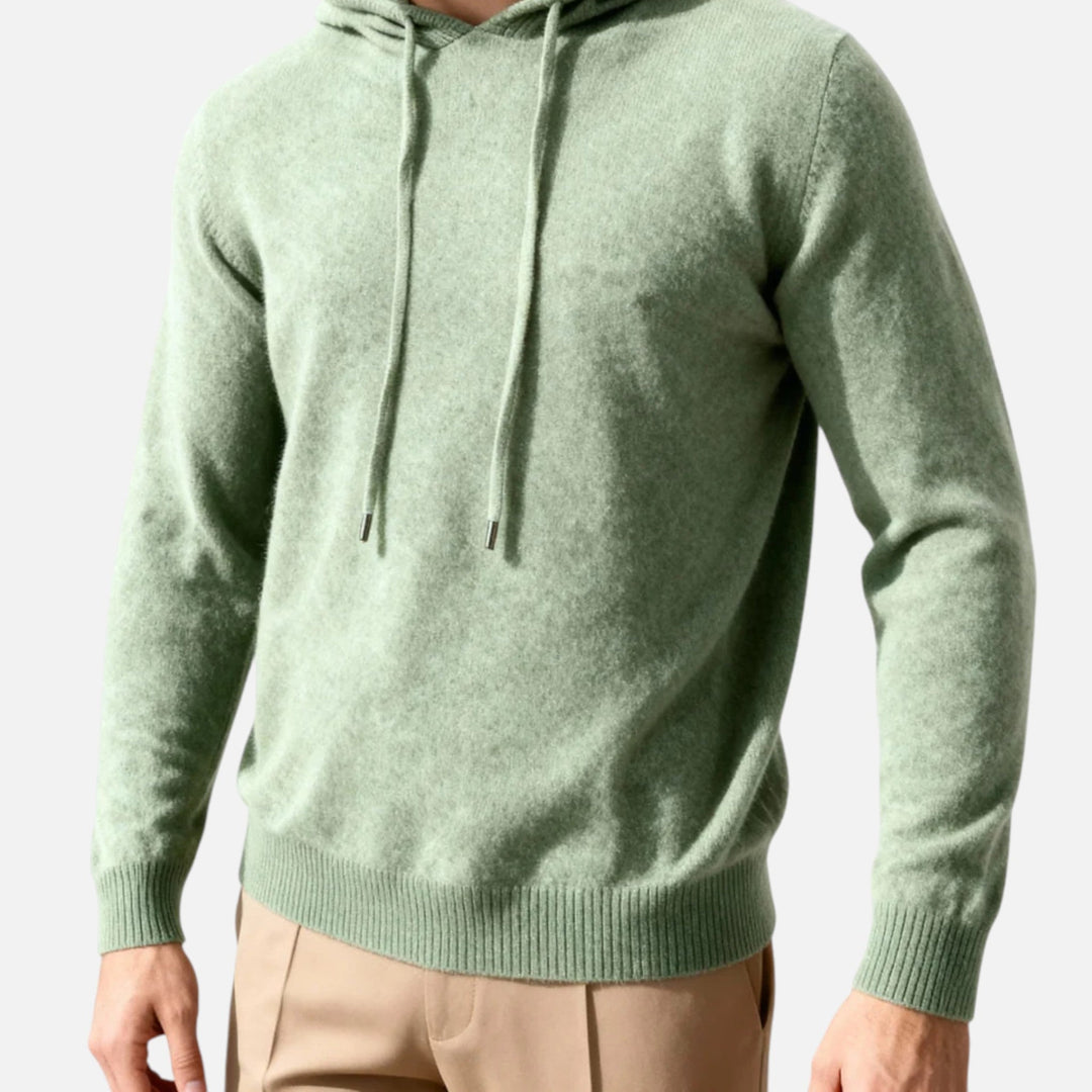 Rafael | Camisola de Malha com Capuz Homem Manga Comprida