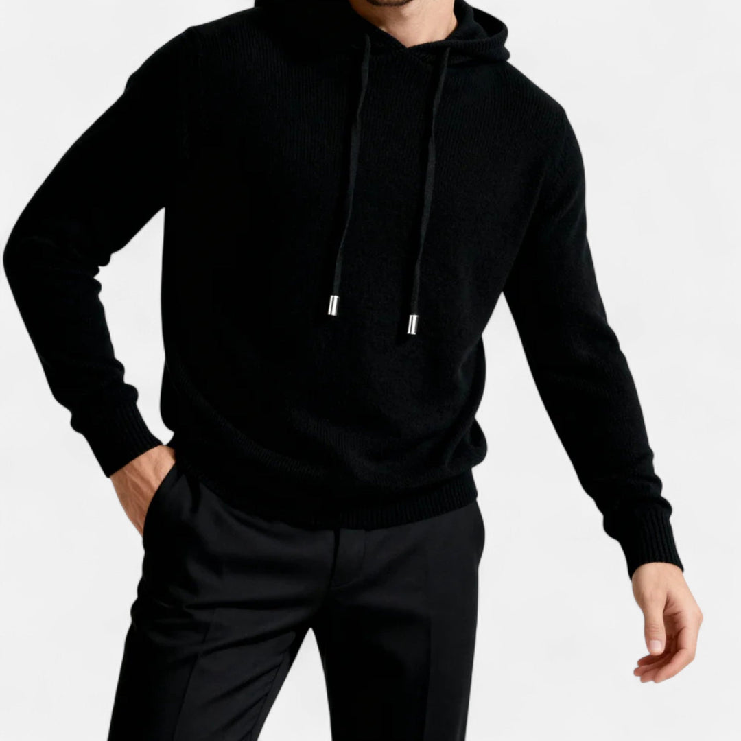 Rafael | Camisola de Malha com Capuz Homem Manga Comprida