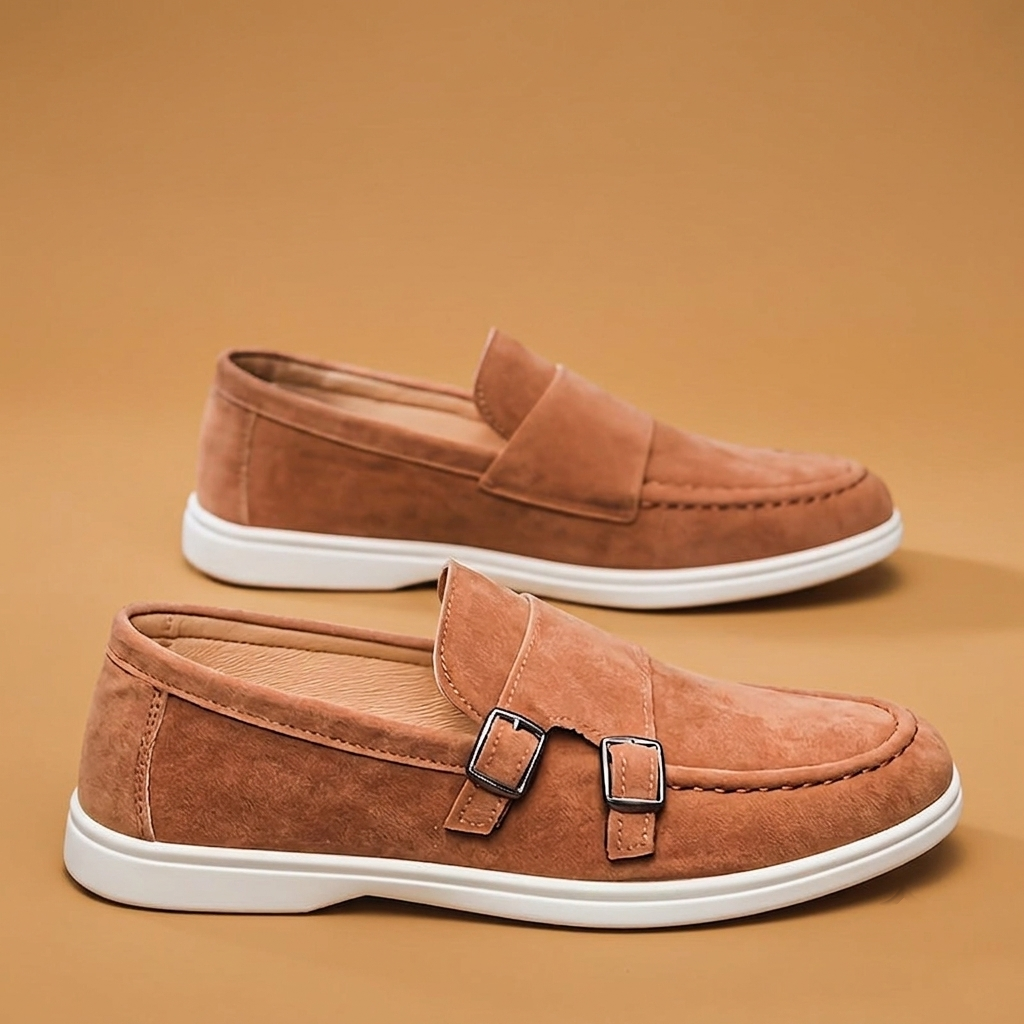 Ricardo | Mocasins Slip-On Homem Fivela Dupla
