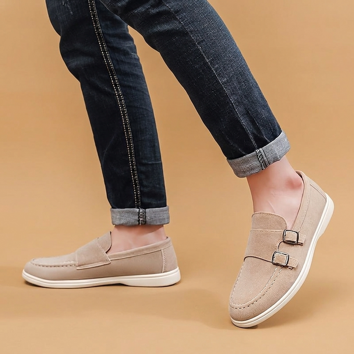 Ricardo | Mocasins Slip-On Homem Fivela Dupla