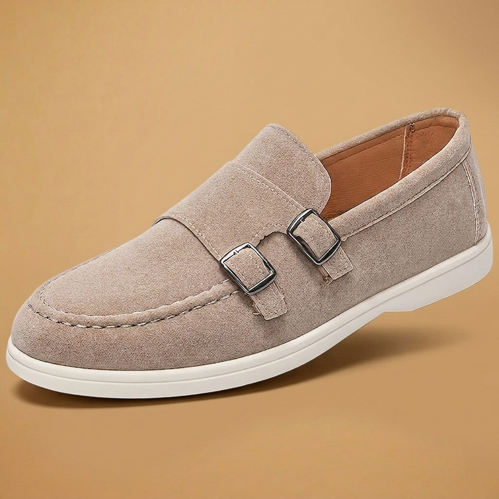 Ricardo | Mocasins Slip-On Homem Fivela Dupla
