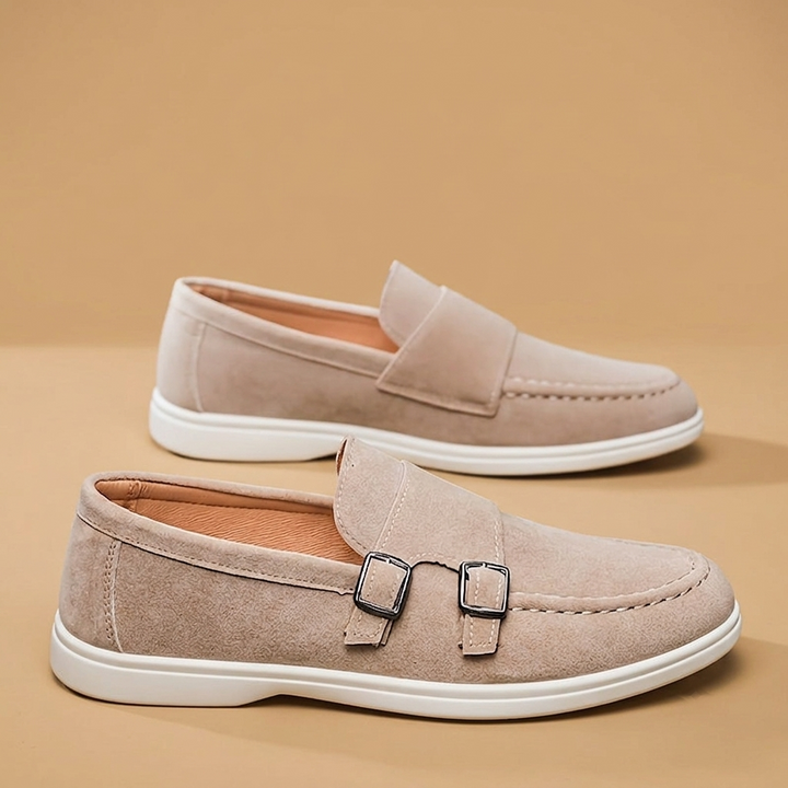 Ricardo | Mocasins Slip-On Homem Fivela Dupla