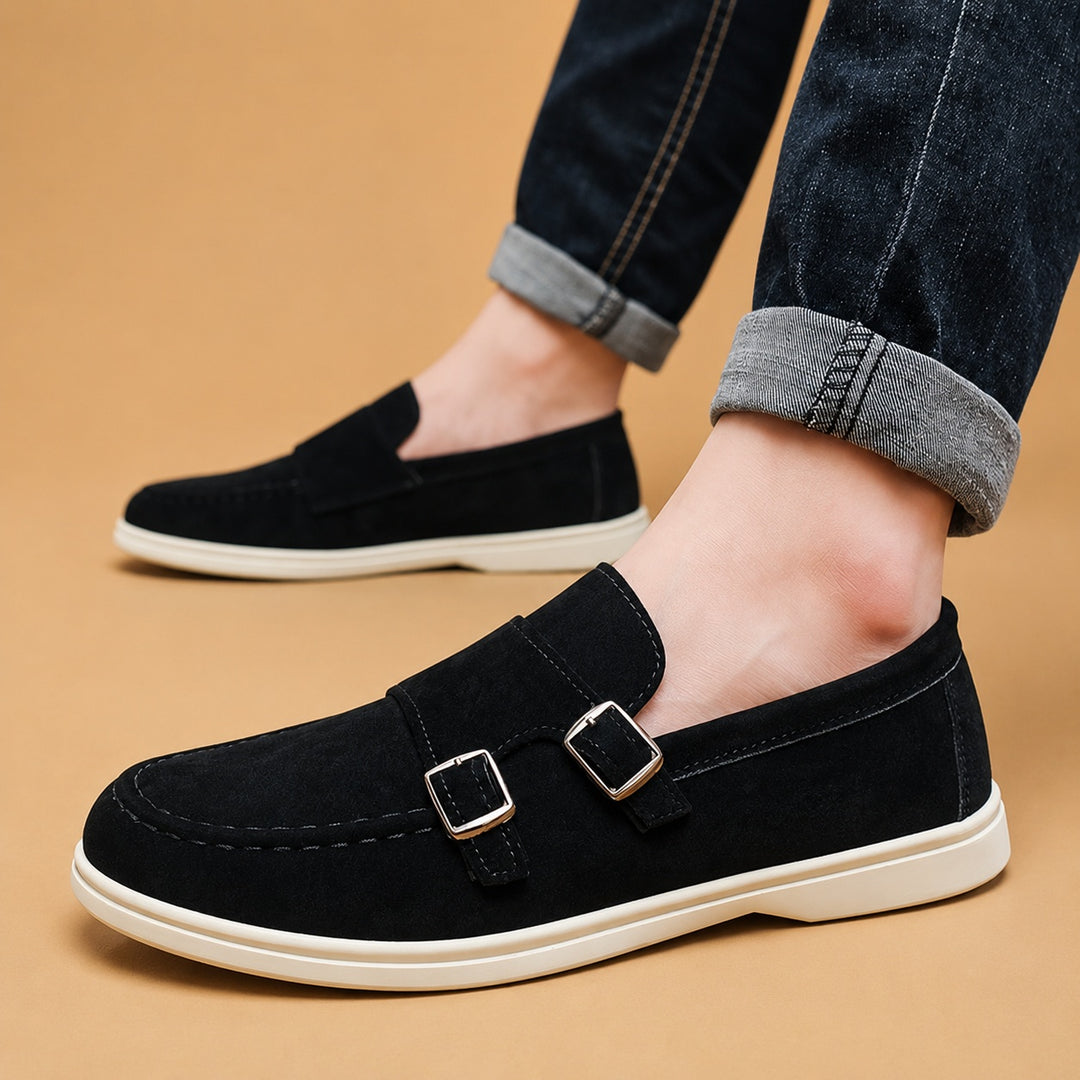 Ricardo | Mocasins Slip-On Homem Fivela Dupla