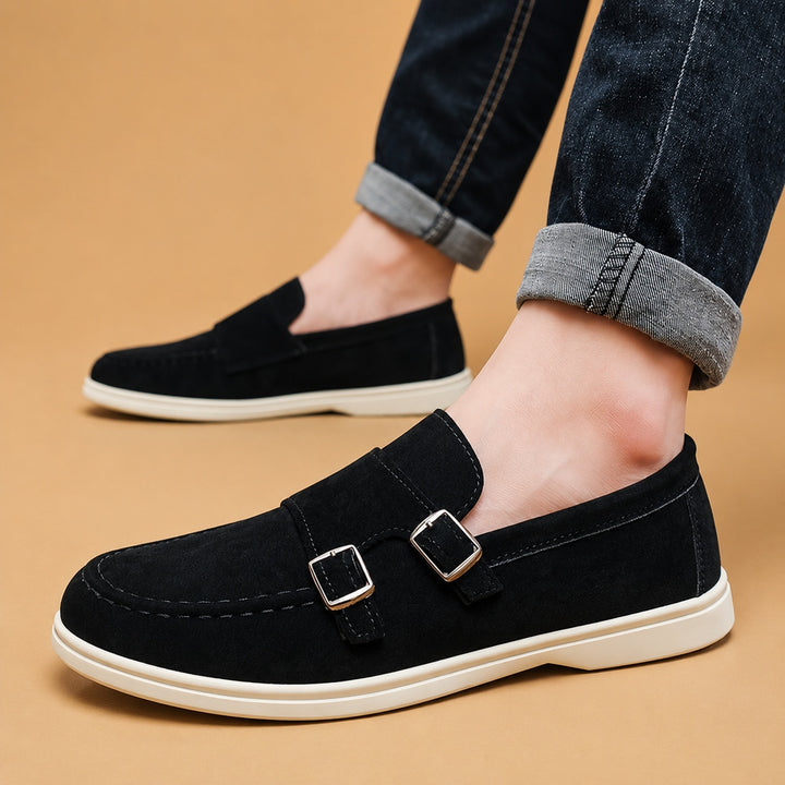 Ricardo | Mocasins Slip-On Homem Fivela Dupla