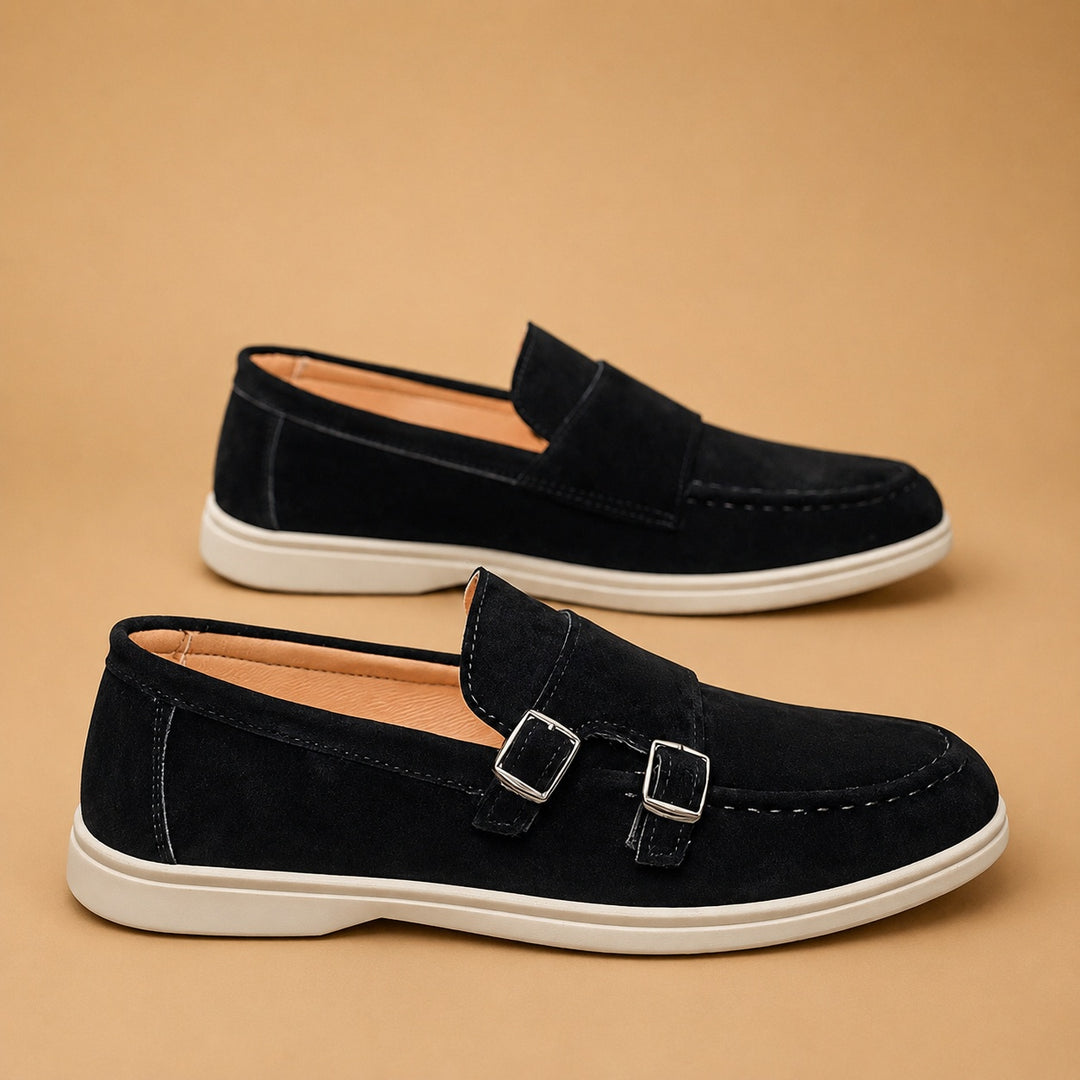 Ricardo | Mocasins Slip-On Homem Fivela Dupla
