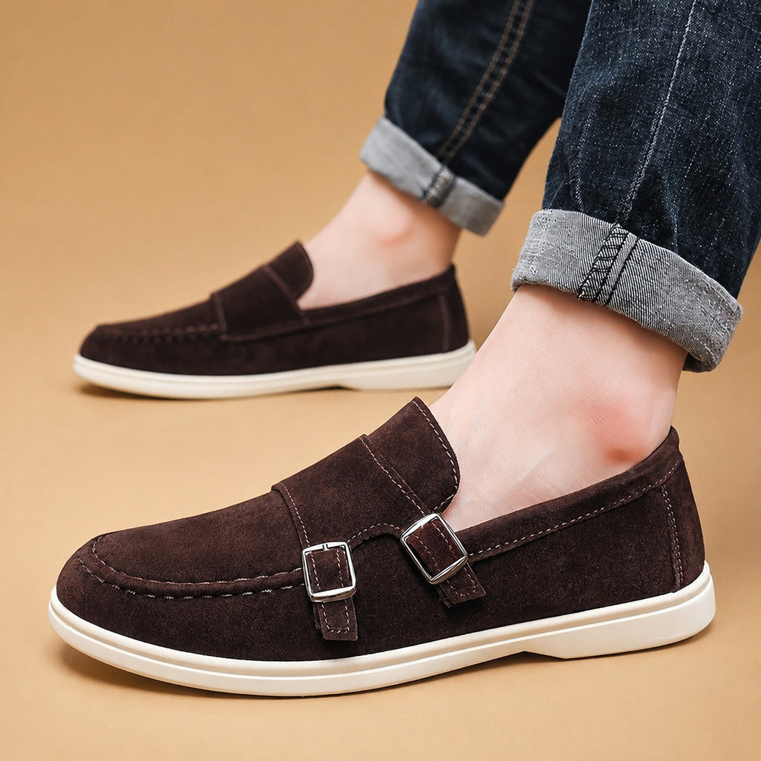 Ricardo | Mocasins Slip-On Homem Fivela Dupla