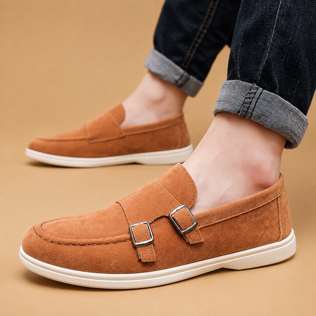 Ricardo | Mocasins Slip-On Homem Fivela Dupla