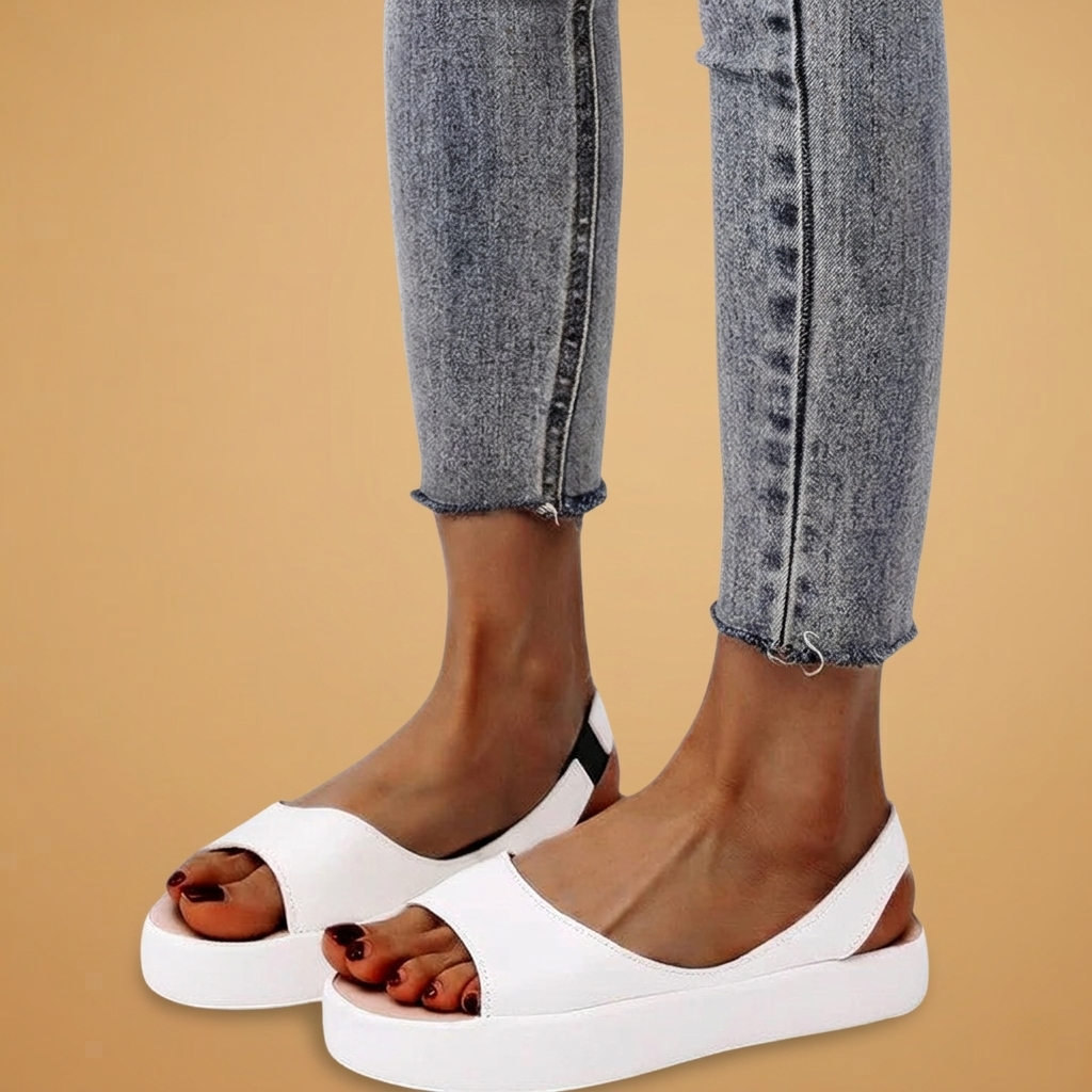 Rita | Sandálias Rasas Slingback Mulher Confortáveis