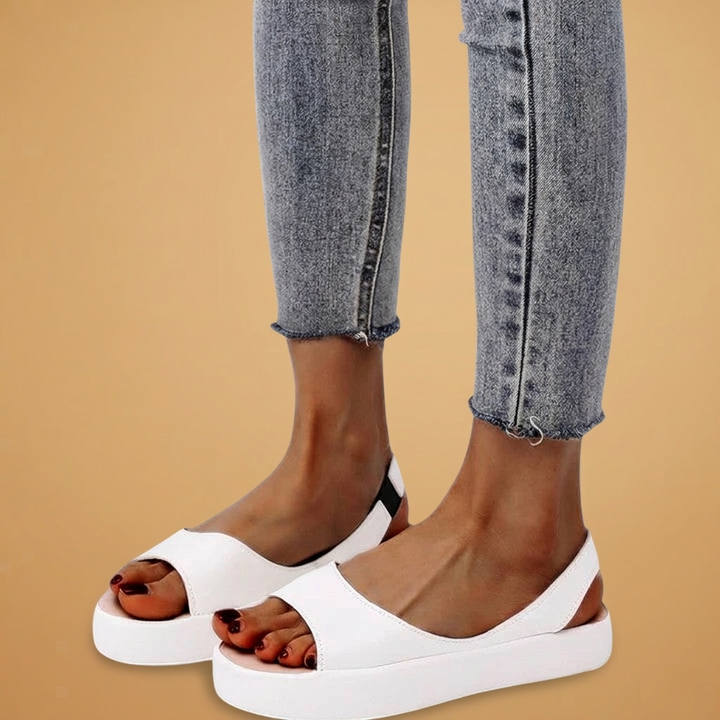 Rita | Sandálias Rasas Slingback Mulher Confortáveis