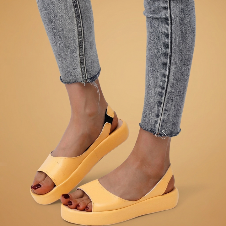 Rita | Sandálias Rasas Slingback Mulher Confortáveis