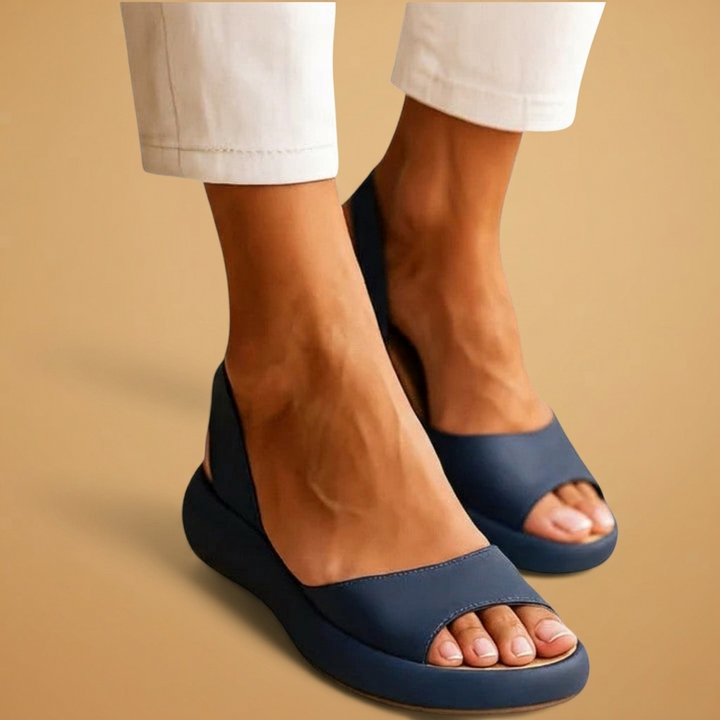 Rita | Sandálias Rasas Slingback Mulher Confortáveis