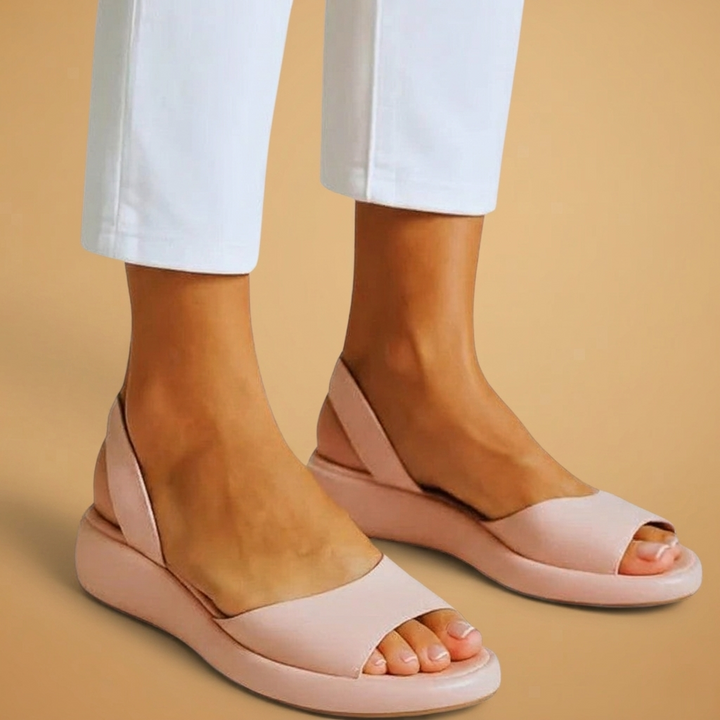 Rita | Sandálias Rasas Slingback Mulher Confortáveis