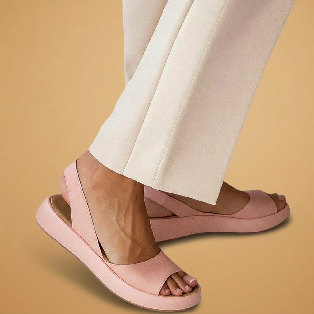 Rita | Sandálias Rasas Slingback Mulher Confortáveis
