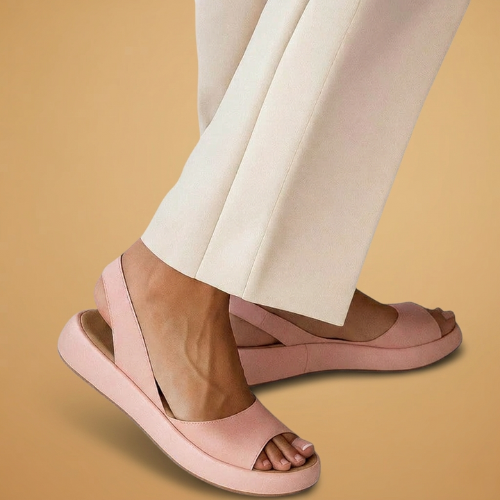 Rita | Sandálias Rasas Slingback Mulher Confortáveis
