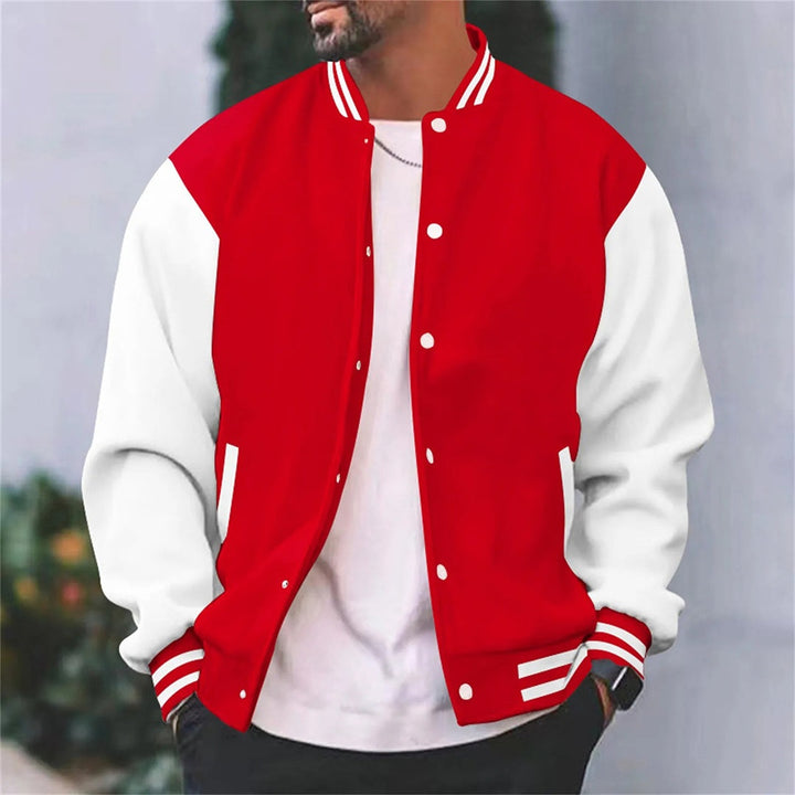 Rodrigo | Bomber Homem Varsity Jacket Botões