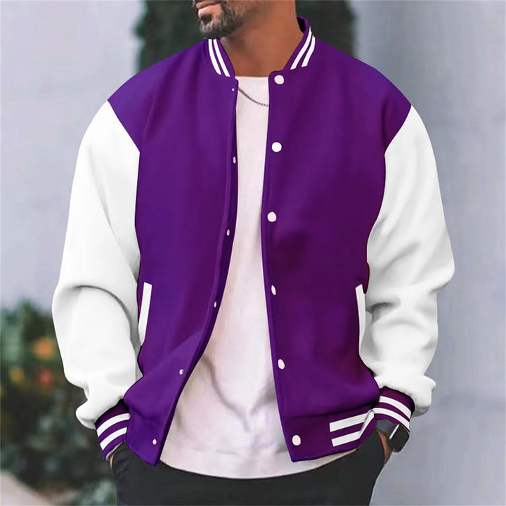 Rodrigo | Bomber Homem Varsity Jacket Botões