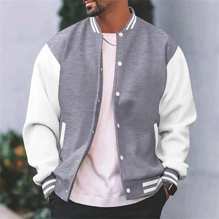Rodrigo | Bomber Homem Varsity Jacket Botões