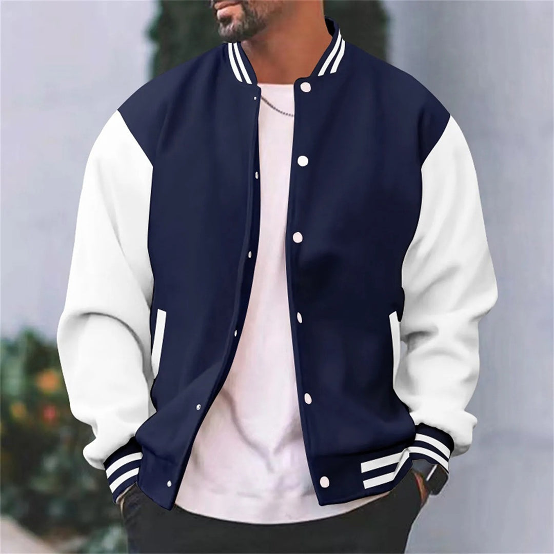 Rodrigo | Bomber Homem Varsity Jacket Botões