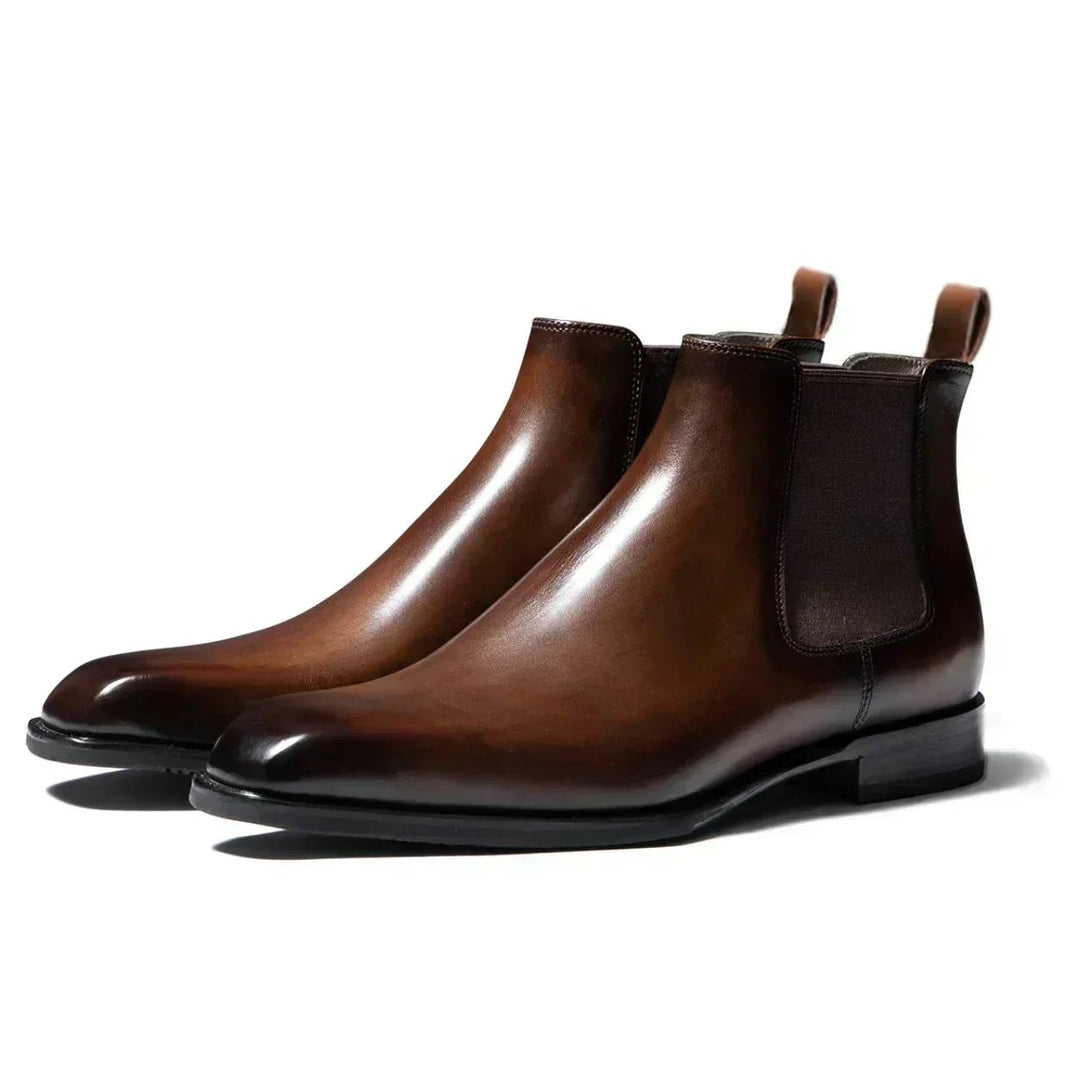Rodrigo | Chelsea Boots de Couro Homem Bico Fino