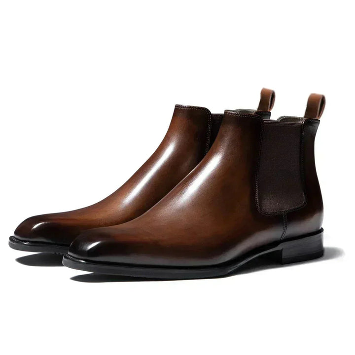 Rodrigo | Chelsea Boots de Couro Homem Bico Fino