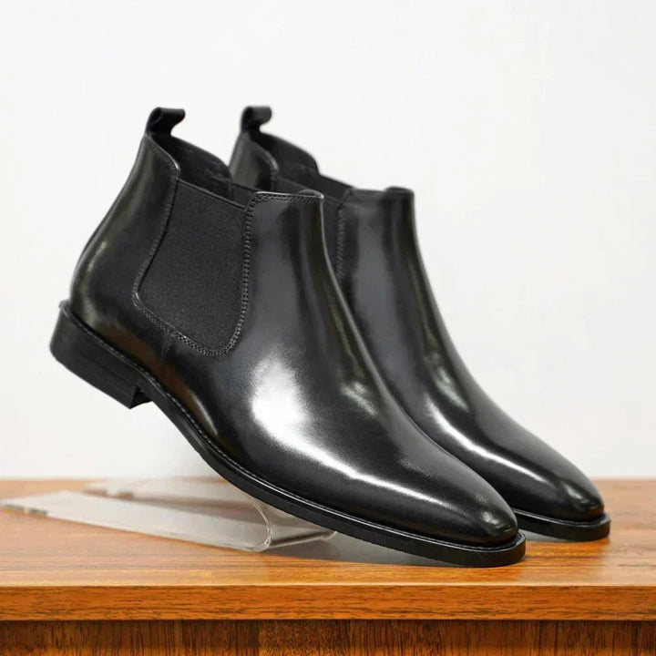 Rodrigo | Chelsea Boots de Couro Homem Bico Fino