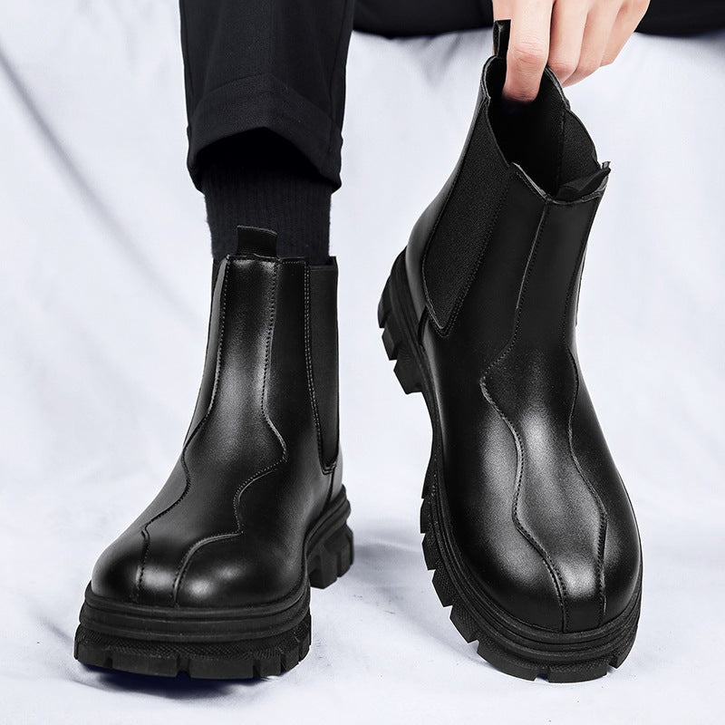 Rui | Chelsea Boots Homem Couro Sintético Sola Grossa